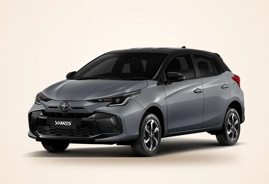Toyota Yaris, three-quarter front view