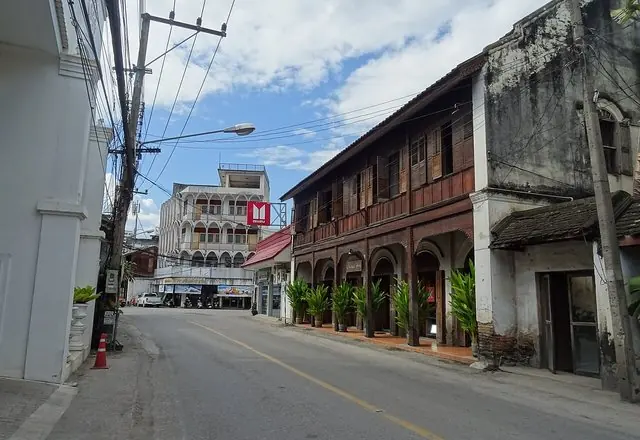 The Wat Ket lanes, northern Thailand